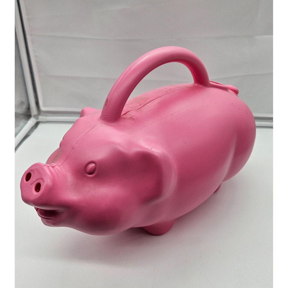 Novelty Mfg Pink Pig Watering Can 1.75 Gallon Plastic Garden Decor BABS 3050x